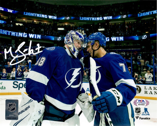 Mathieu Joseph autographed signed 8x10 photo NHL Tampa Bay Lightning PSA COA