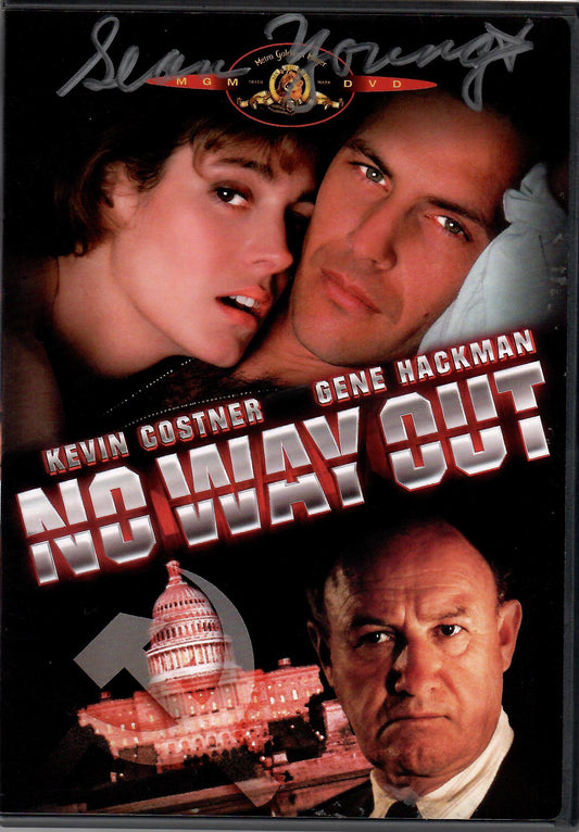 Sean Young autographed DVD cover No Way Out PSA ITP Kevin Costner Susan