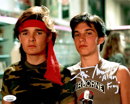 Jamison Newlander autographed signed Inscribed 8x10 photo JSA COA Lost Boys Alan