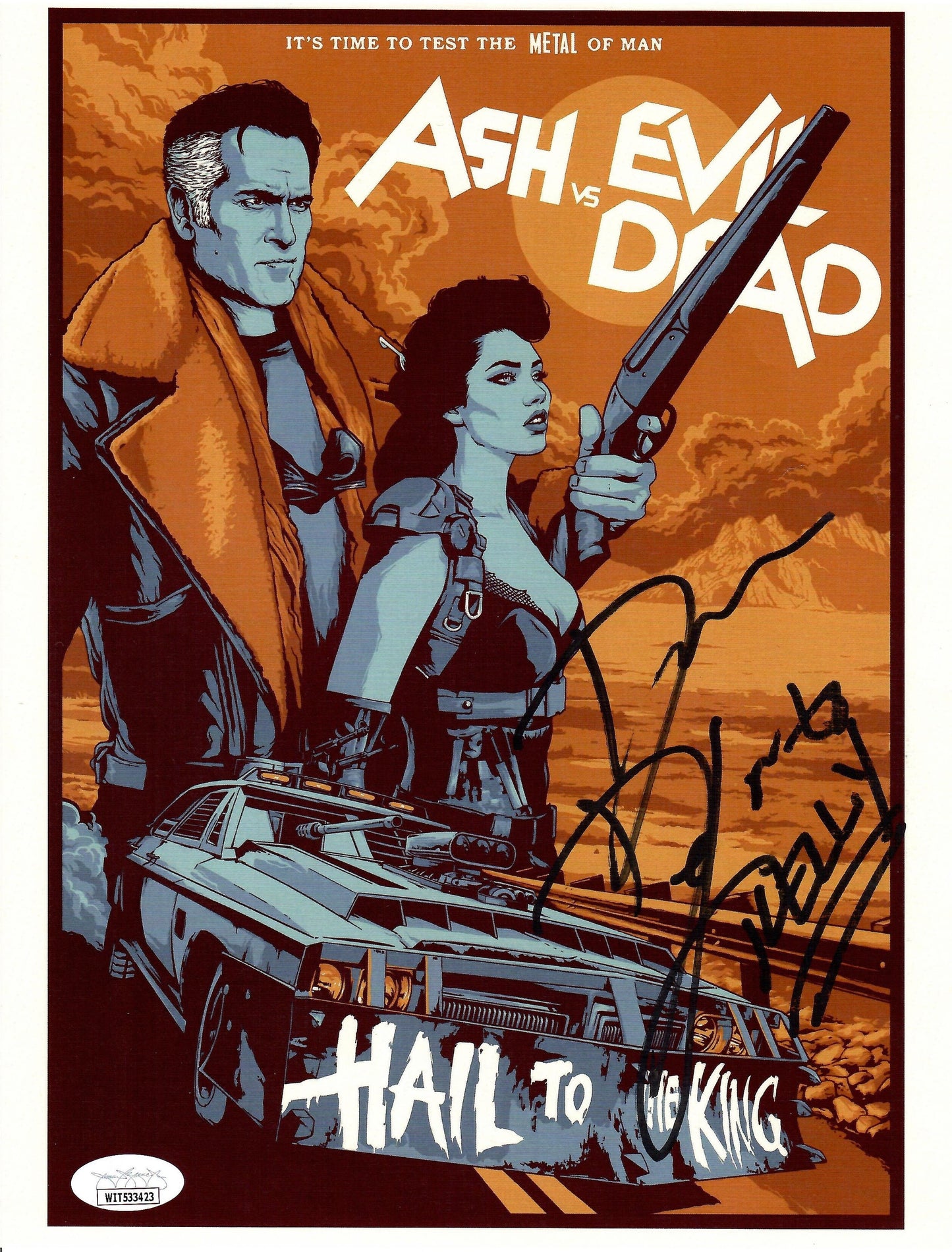 Dana DeLorenzo autographed signed inscribed custom prints JSA COA Ash vs Evil Dead Kelly