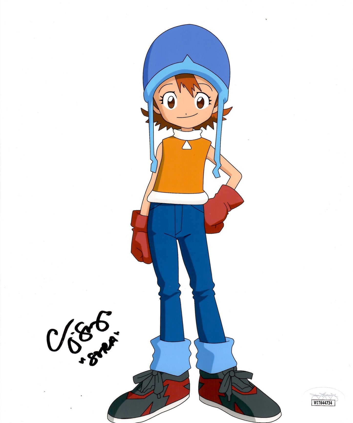 Colleen O'Shaughnessy autographed inscribed 8x10 Photo Digimon JSA COA Sara