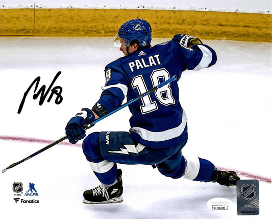 Ondrej Palat autographed signed 8x10 photo NHL Tampa Bay Lightning JSA Witness