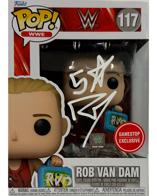 WWE Rob Van Dam RVD Autographed Signed Funko Pop #117 JSA COA