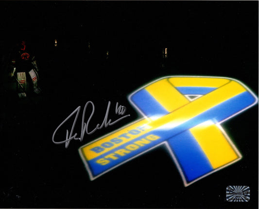 Tuukka Rask signed 8x10 photo NHL Boston Bruins Tuukka Rask Player Hologram