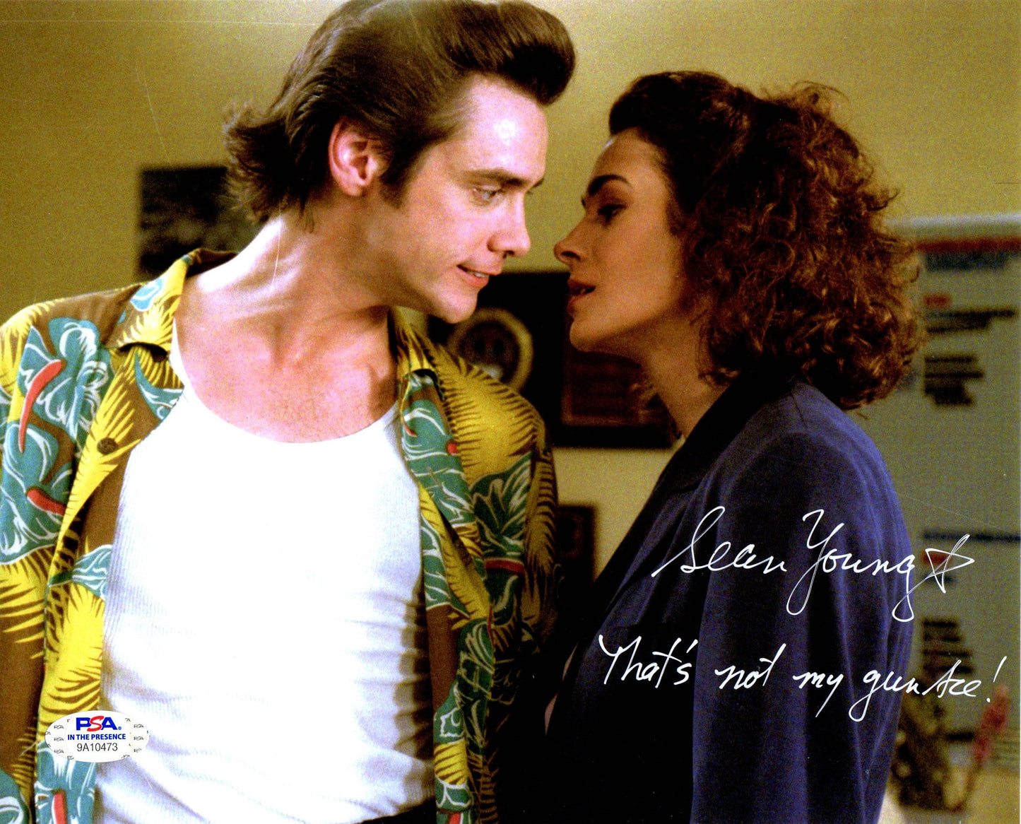 Sean Young autographed signed inscribed 8x10 photo Ace Ventura Ray Finkle PSA