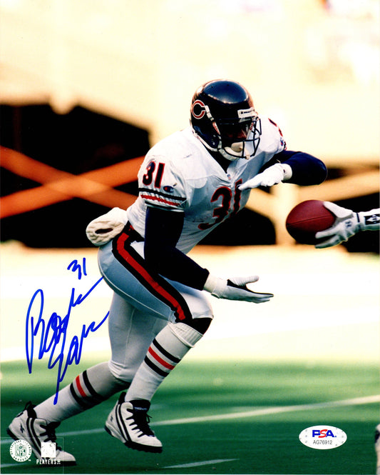 Rashaan Salaam autographed signed 8x10 photo NFL Chicago Bears PSA COA