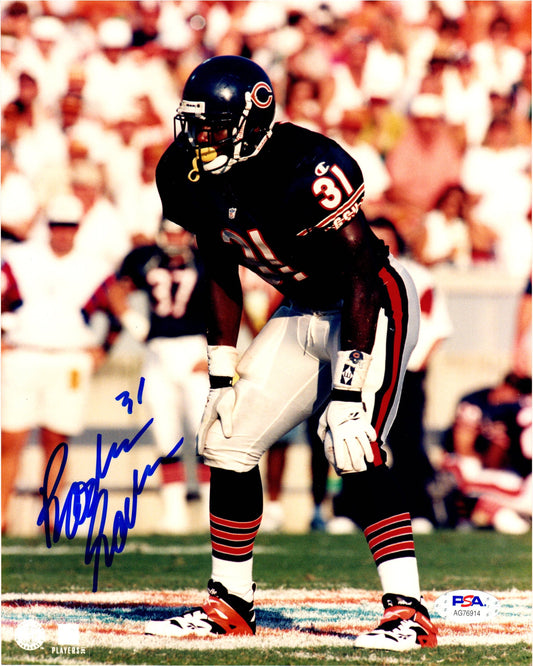 Rashaan Salaam autographed signed 8x10 photo NFL Chicago Bears PSA COA