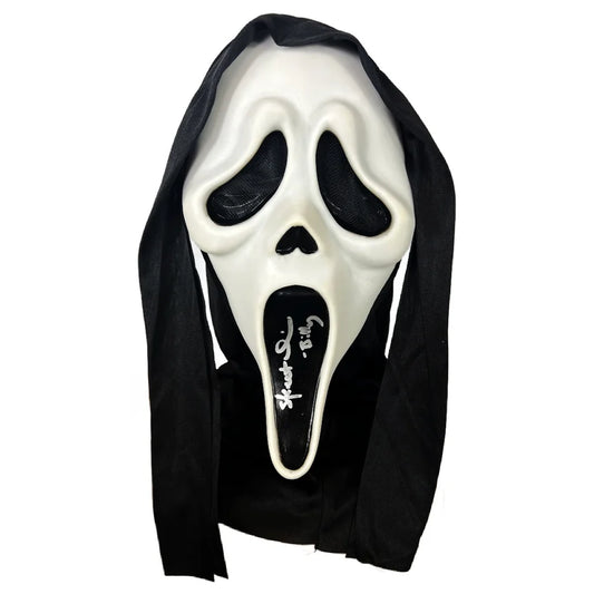Skeet Ulrich Signed Inscribed Ghostface Scream Mask - JSA