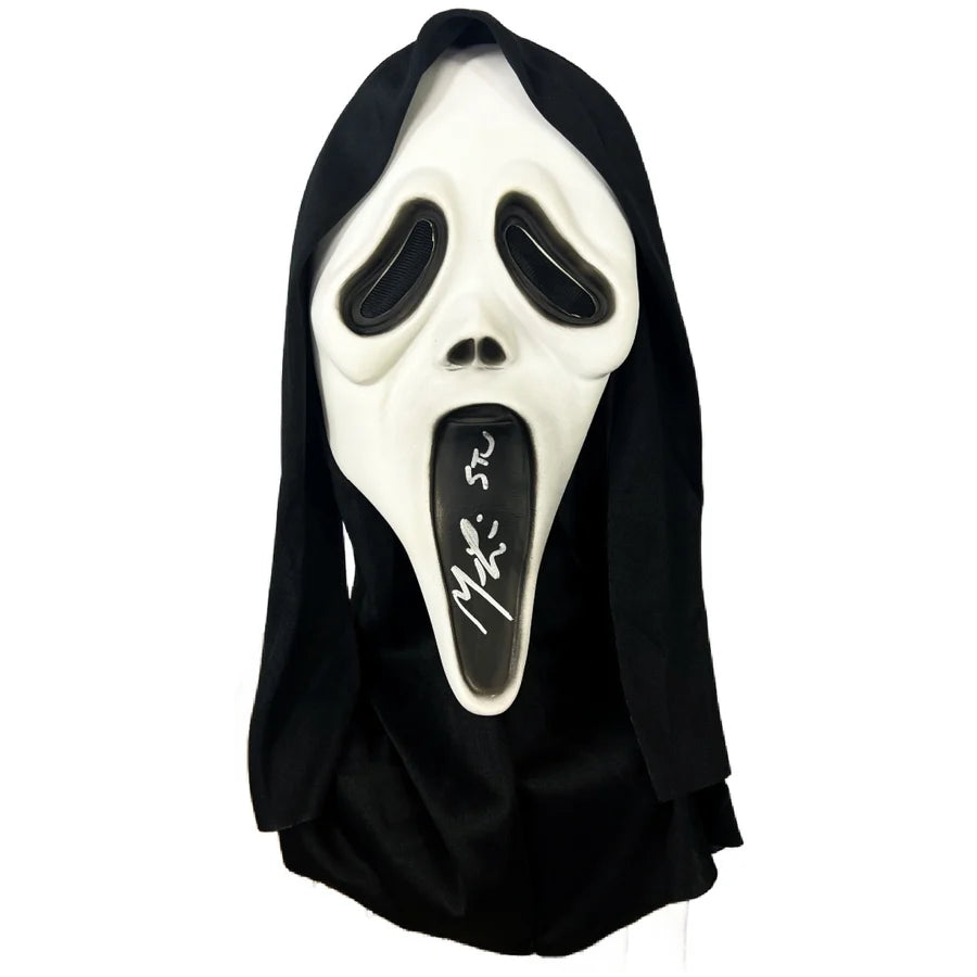 Matthew Lillard Signed Inscribed  Ghostface Scream Mask - JSA