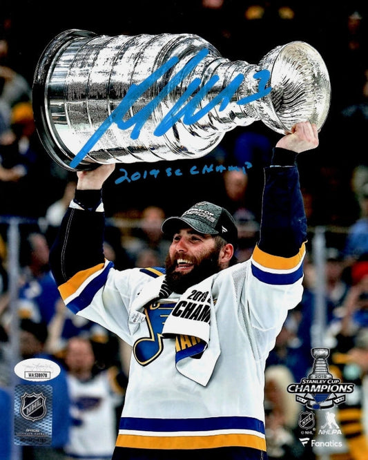 Pat Maroon autographed signed inscribed 8x10 photo NHL St. Louis Blues JSA COA