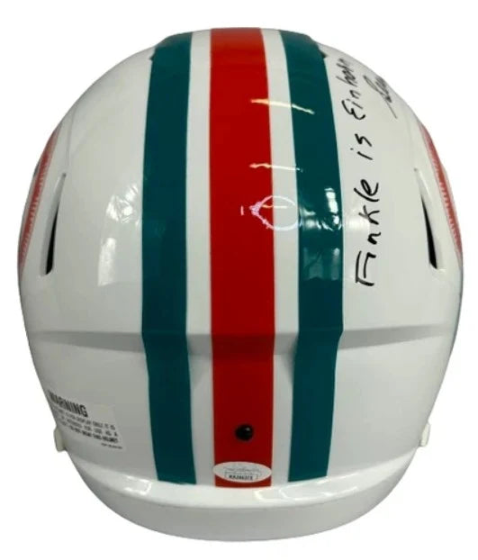 Sean Young Signed Inscribed Full-Size Miami Dolphins Helmet - JSA
