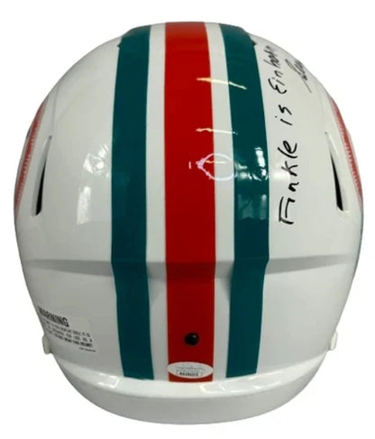 Sean Young Signed Inscribed Full-Size Miami Dolphins Helmet - JSA