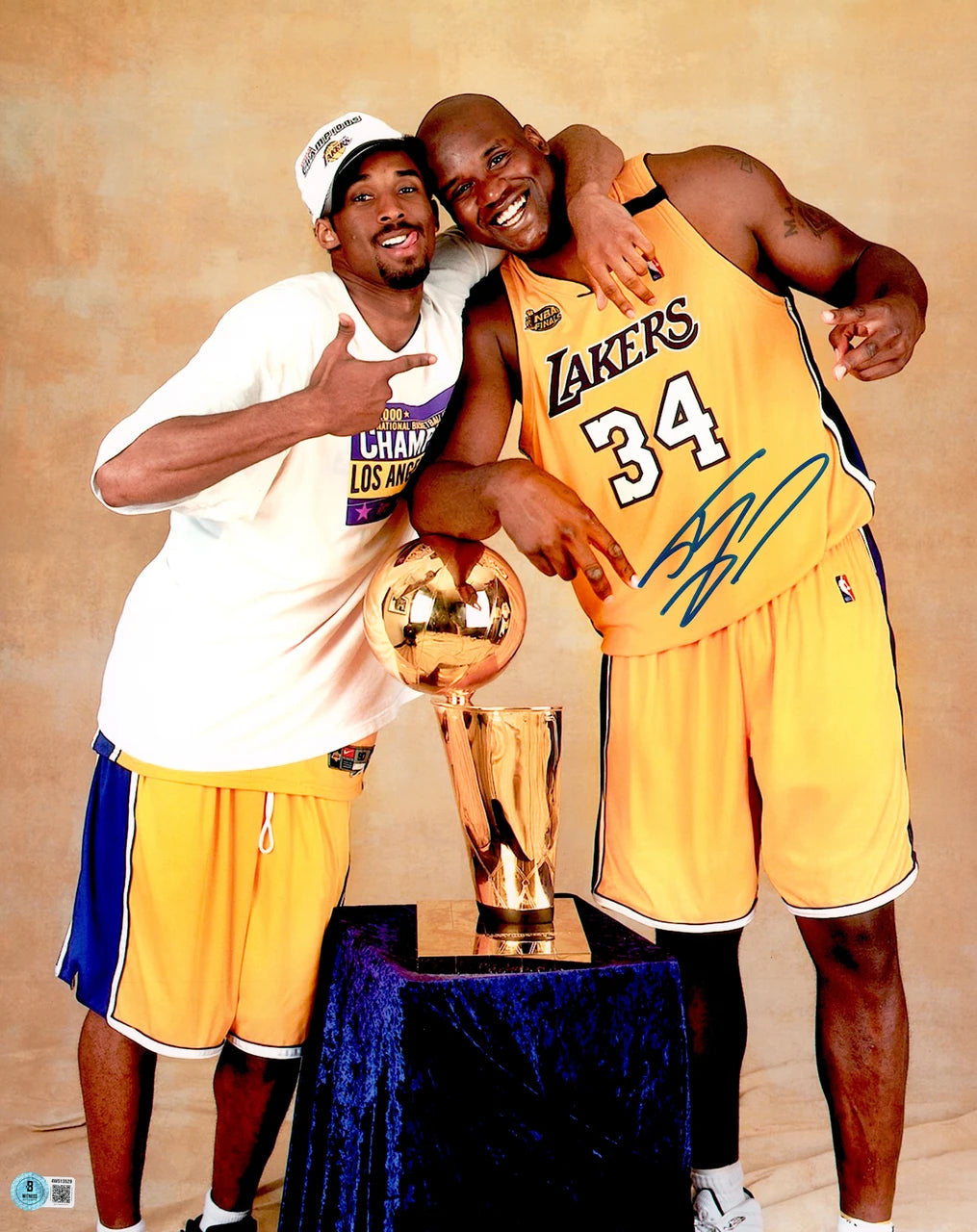 Shaquille Shaq O'Neal Signed 16x20 Photo Los Angeles Lakers - Beckett