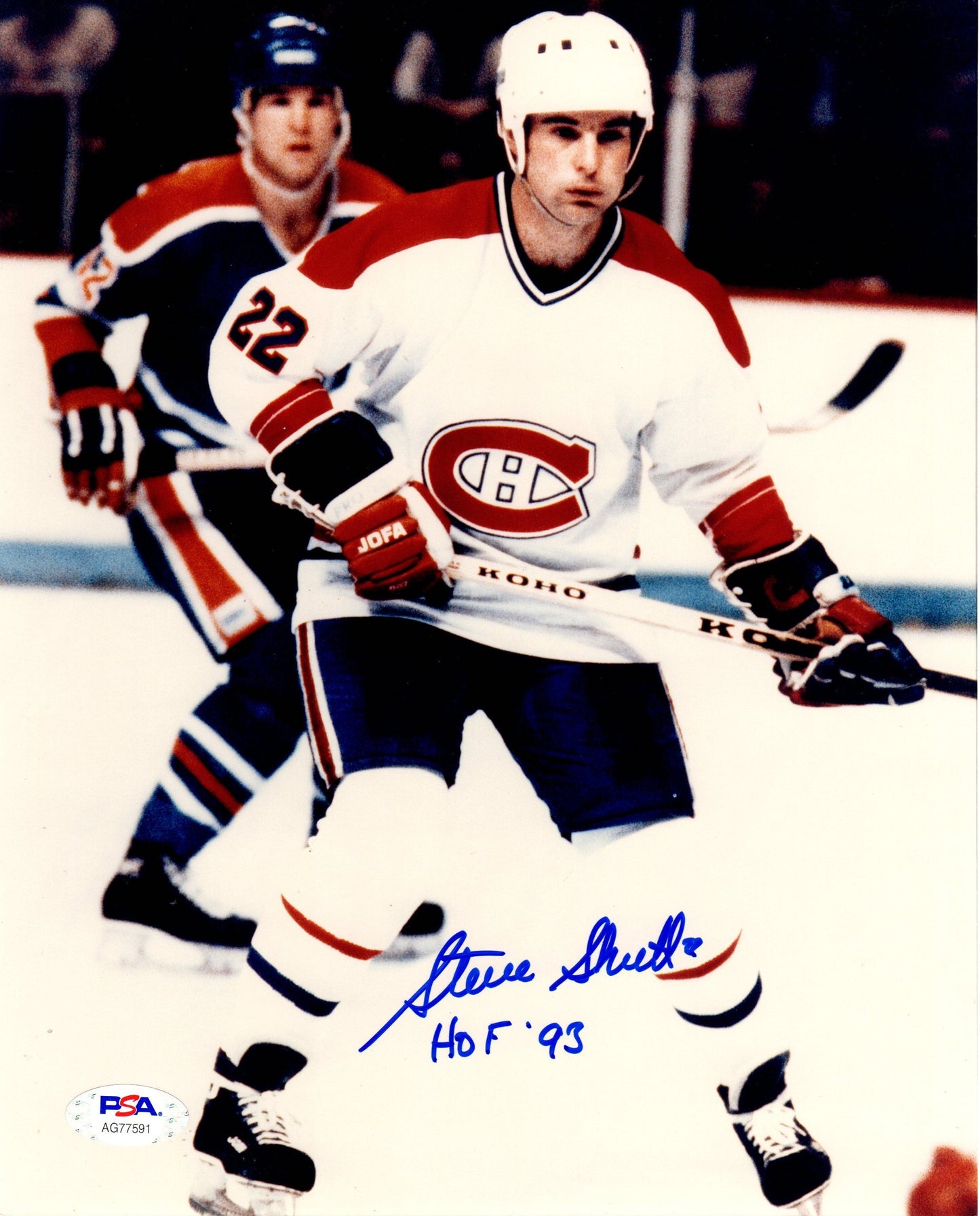 Steve Shutt autographed signed inscribed 8x10 photo NHL Montreal Canadians PSA