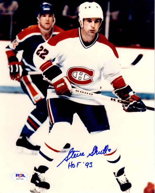 Steve Shutt autographed signed inscribed 8x10 photo NHL Montreal Canadians PSA