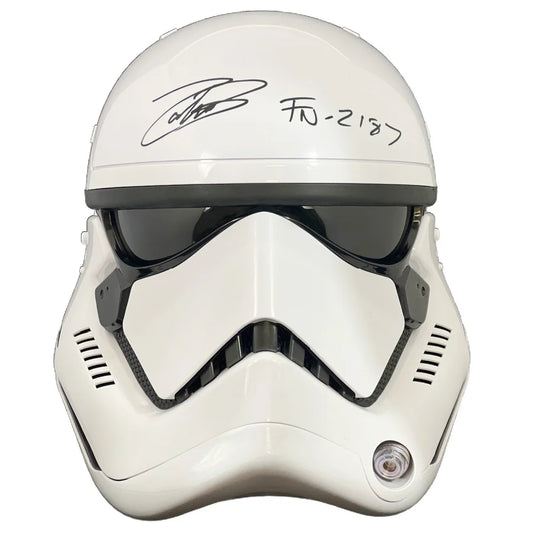 John Boyega Signed Inscribed Star Wars Stormtrooper Helmet - JSA