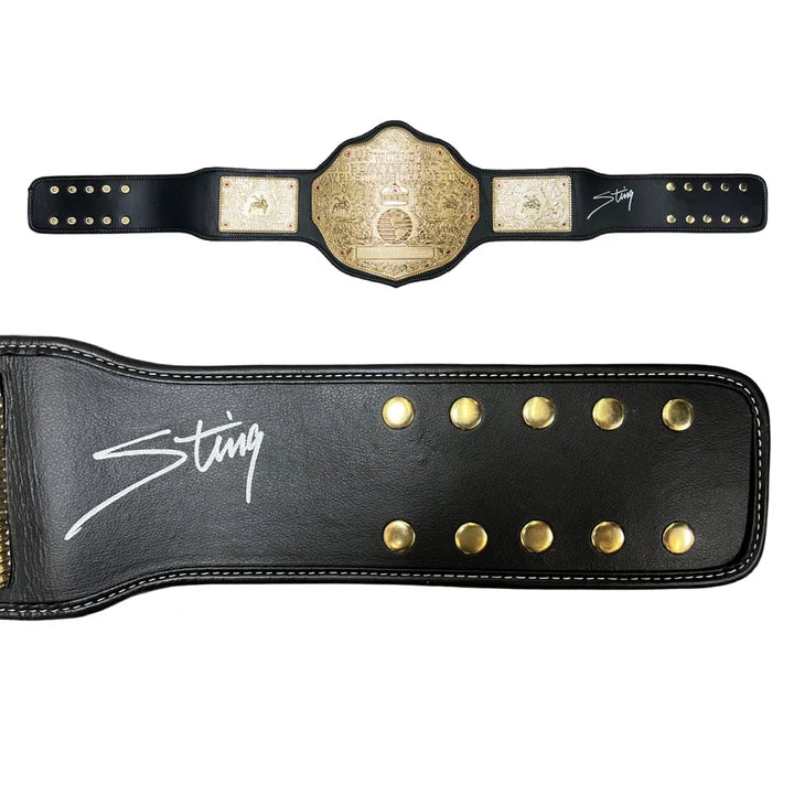 Sting Signed Replica Championship Belt - JSA