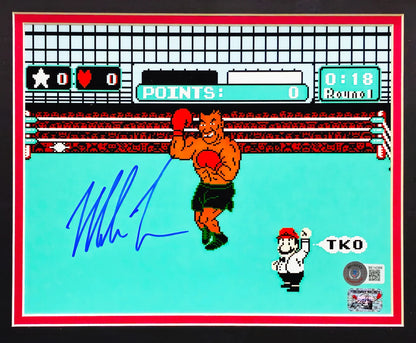 Mike Tyson Autographed Framed 11x14 Nintendo Punch-Out!!