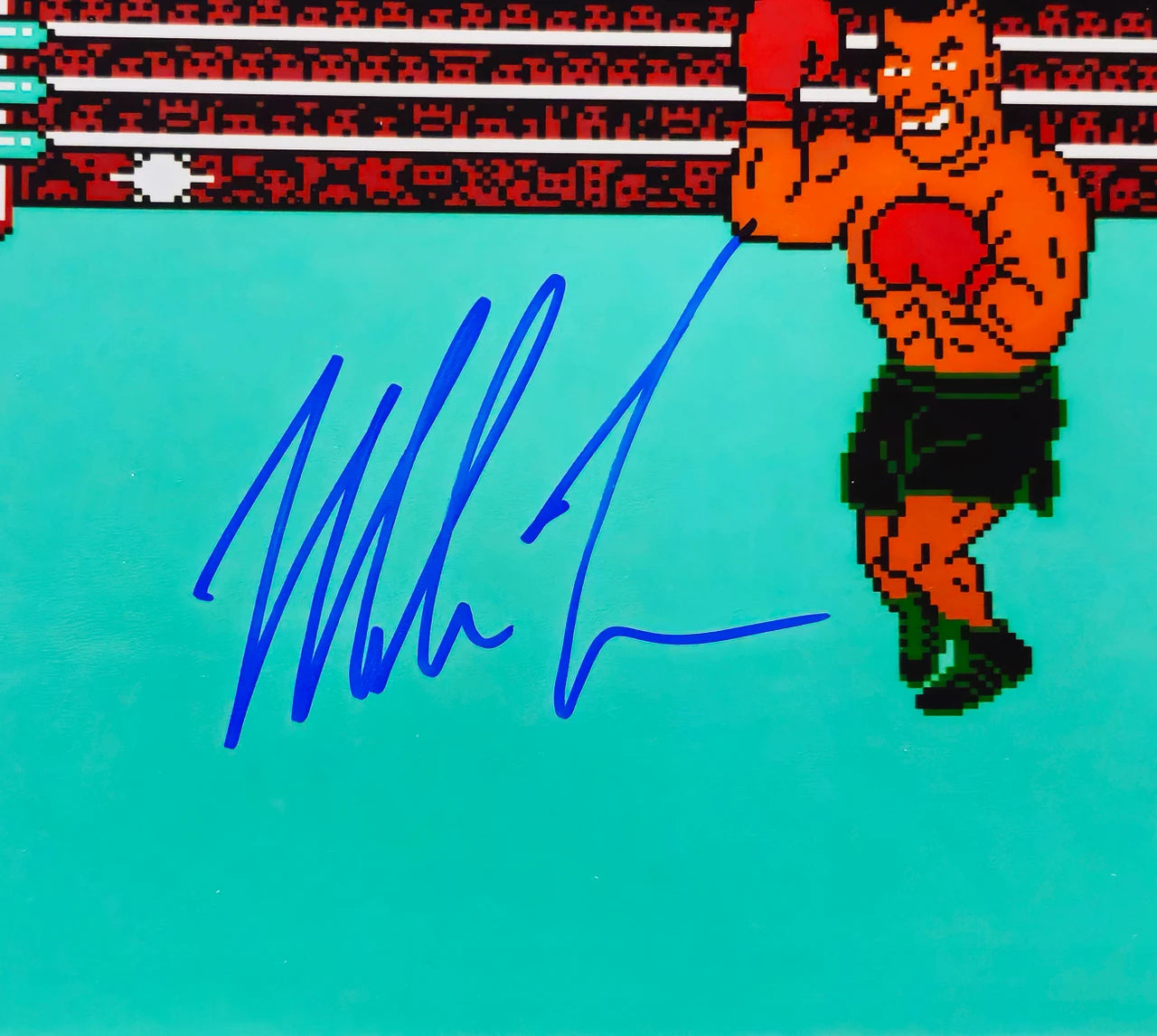 Mike Tyson Autographed Framed 11x14 Nintendo Punch-Out!!