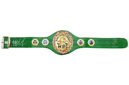 Mike Tyson Signed Green WBC World Championship Belt - Beckett