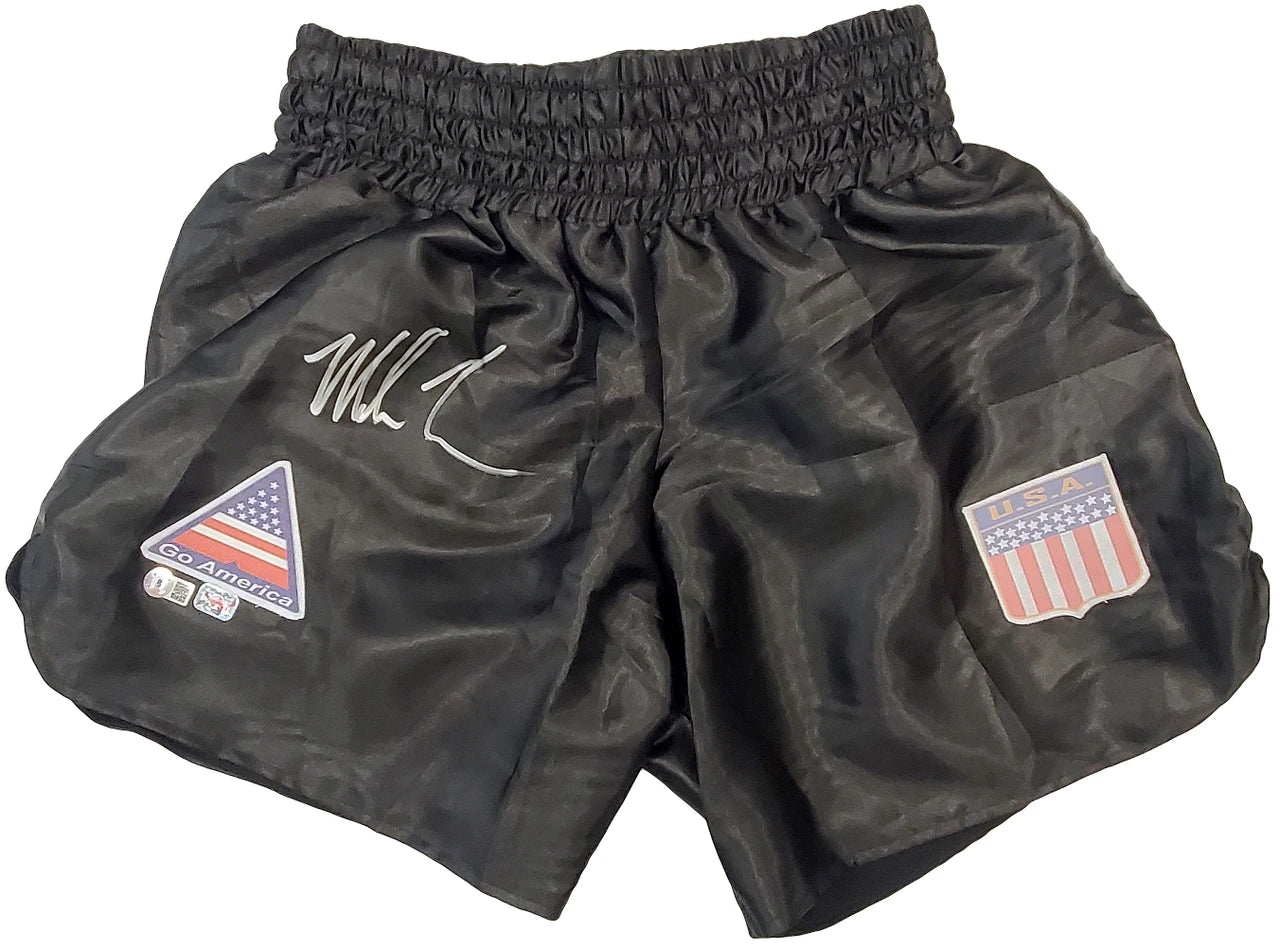 Mike Tyson Signed Boxing Trunks - Beckett
