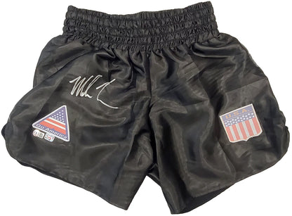 Mike Tyson Signed Boxing Trunks - Beckett