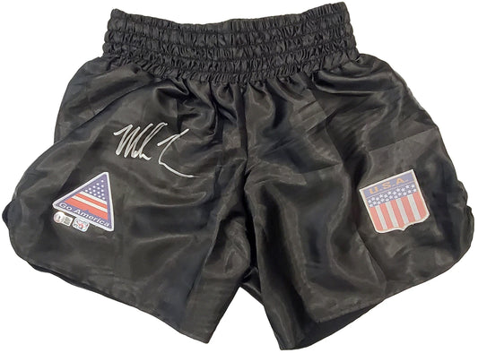 Mike Tyson Signed Boxing Trunks - Beckett
