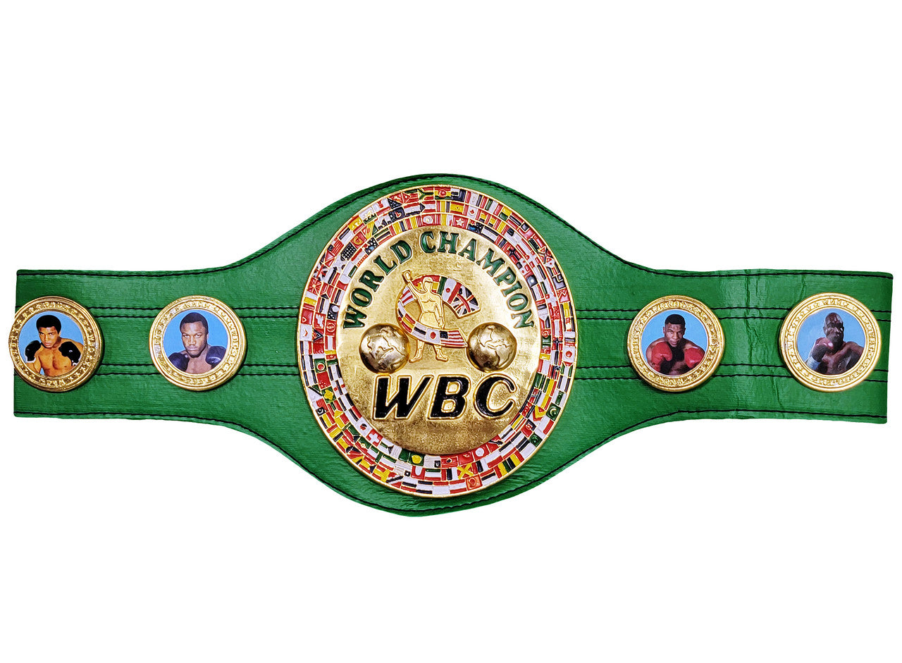 Mike Tyson Signed Green WBC World Championship Belt - Beckett