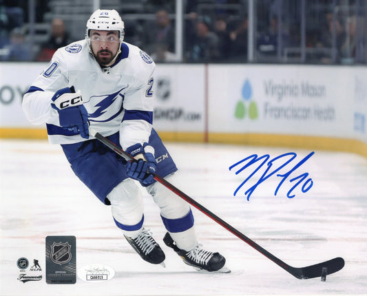 Nick Paul autographed signed 8x10 photo NHL Tampa Bay Lightning JSA