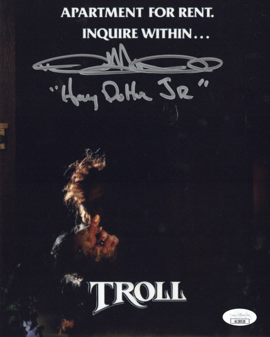 Noah Hathaway autographed signed inscribed 8x10 photo Troll movie poster JSA COA