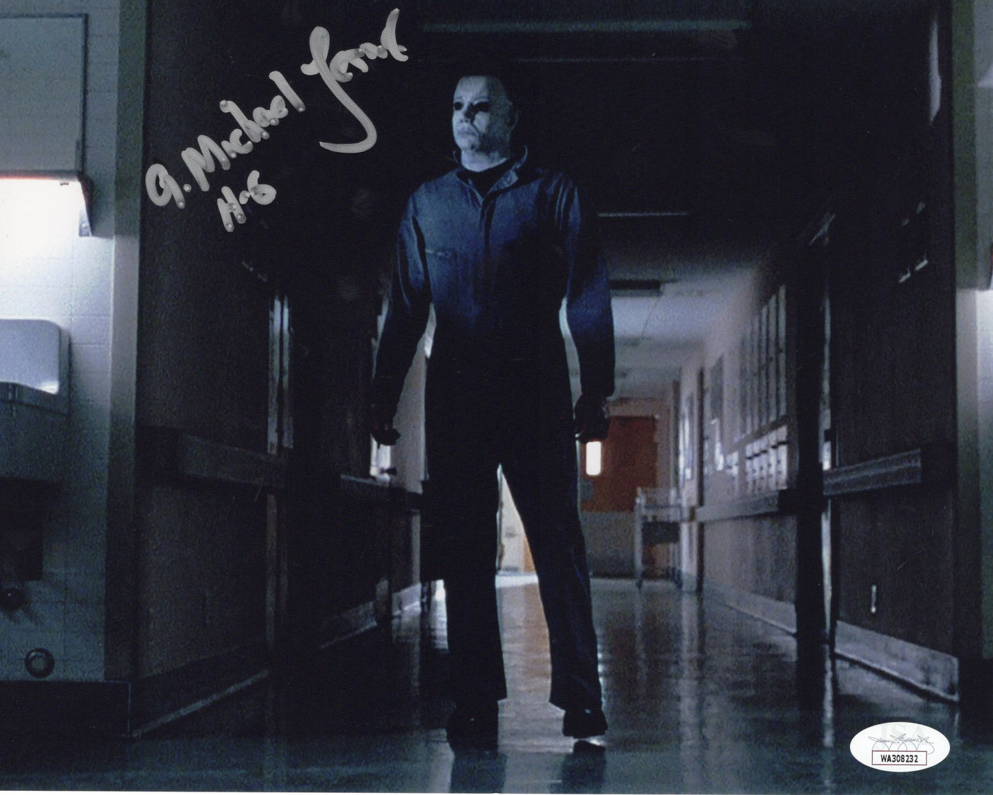 A. Michael Lerner signed inscribed 8x10 photo Halloween JSA COA Michael Myers