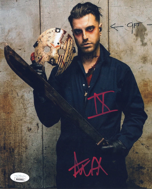 Spencer Charnas autographed signed inscribed 8x10 photo Ice Nine Kills JSA COA