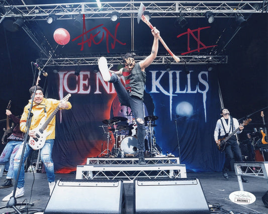 Spencer Charnas autographed signed inscribed 8x10 photo Ice Nine Kills JSA COA