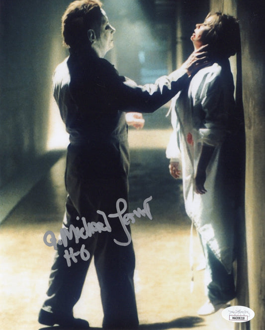 A. Michael Lerner signed inscribed 8x10 photo Halloween JSA COA Michael Myers