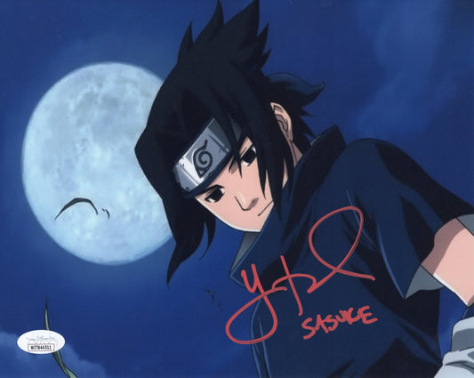 Yuri Lowenthal autographed signed inscribed 8x10 photo JSA COA Naruto Sasuke