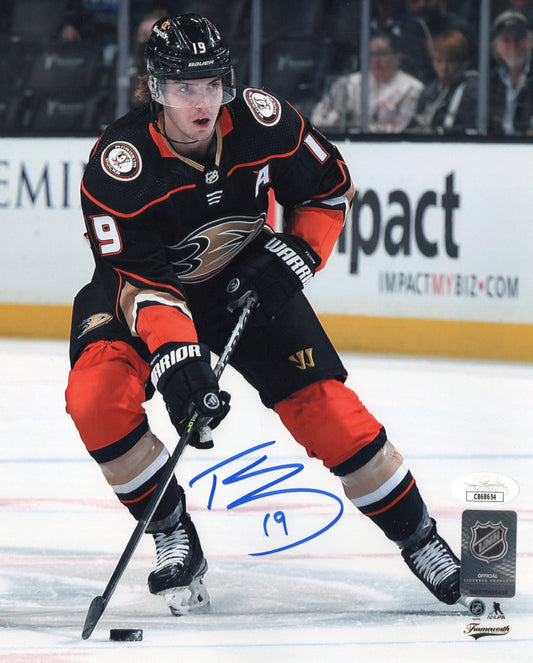Troy Terry autographed signed 8x10 photo NHL Anaheim Ducks JSA COA