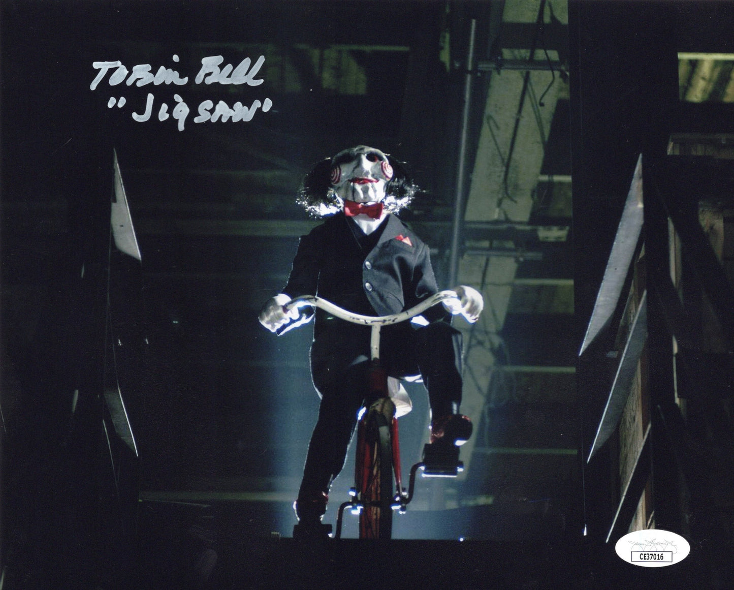 Tobin Bell autographed signed inscribed 8x10 Saw Jigsaw JSA COA