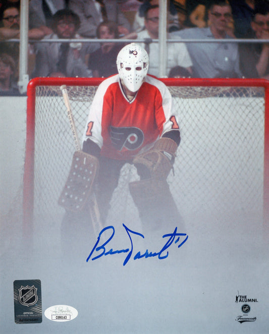 Bernie Parent autographed signed 8x10 photo NHL Philadelphia Flyers JSA COA