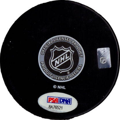 Ryan Johansen autographed signed puck NHL Nashville Predators PSA COA Witness